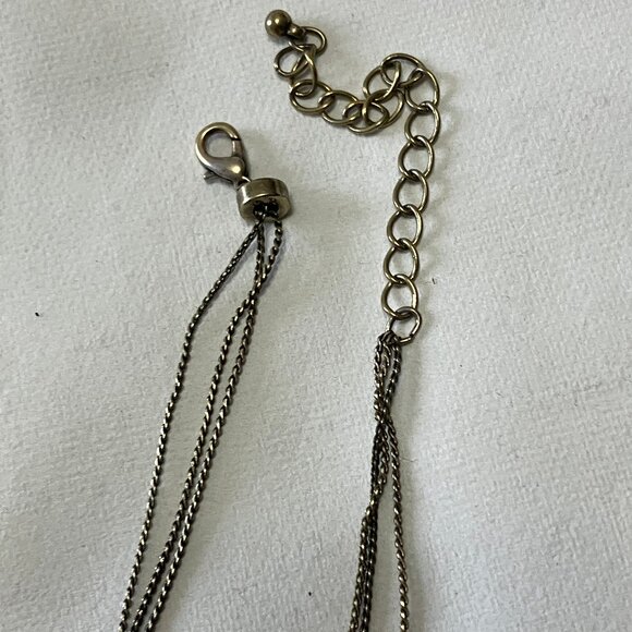 Fashion Costume Metal Charms Necklace Boho Chic Urban Industrial - Picture 5 of 8